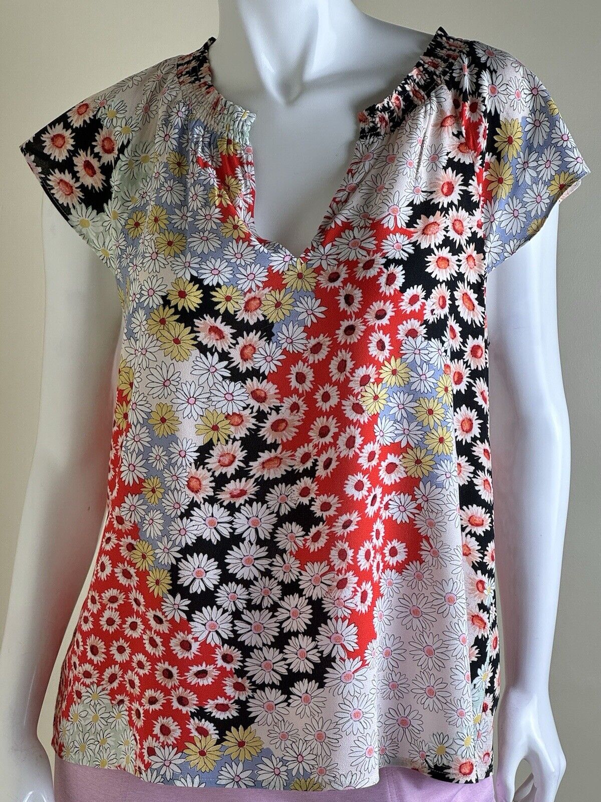 $84 Sanctuary Women’s Floral Blouse Top Size L. (B.66)