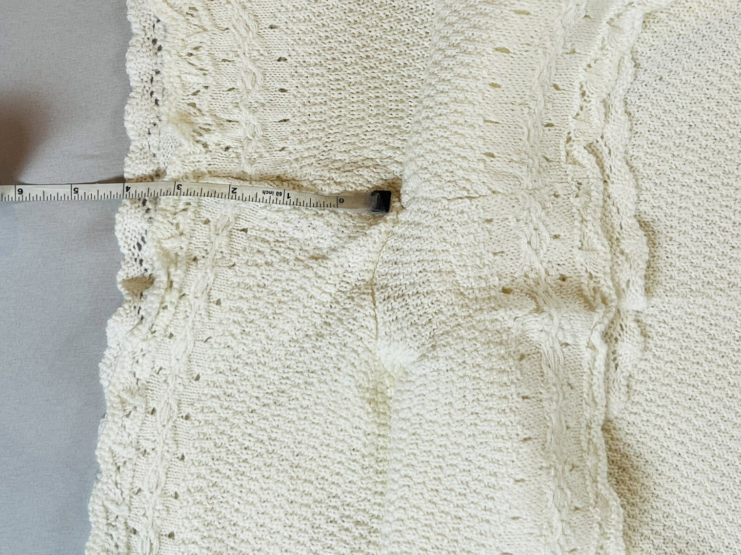 NO COMMENT Women’s Knit Shorts Ivory Plus Sz 2XL
