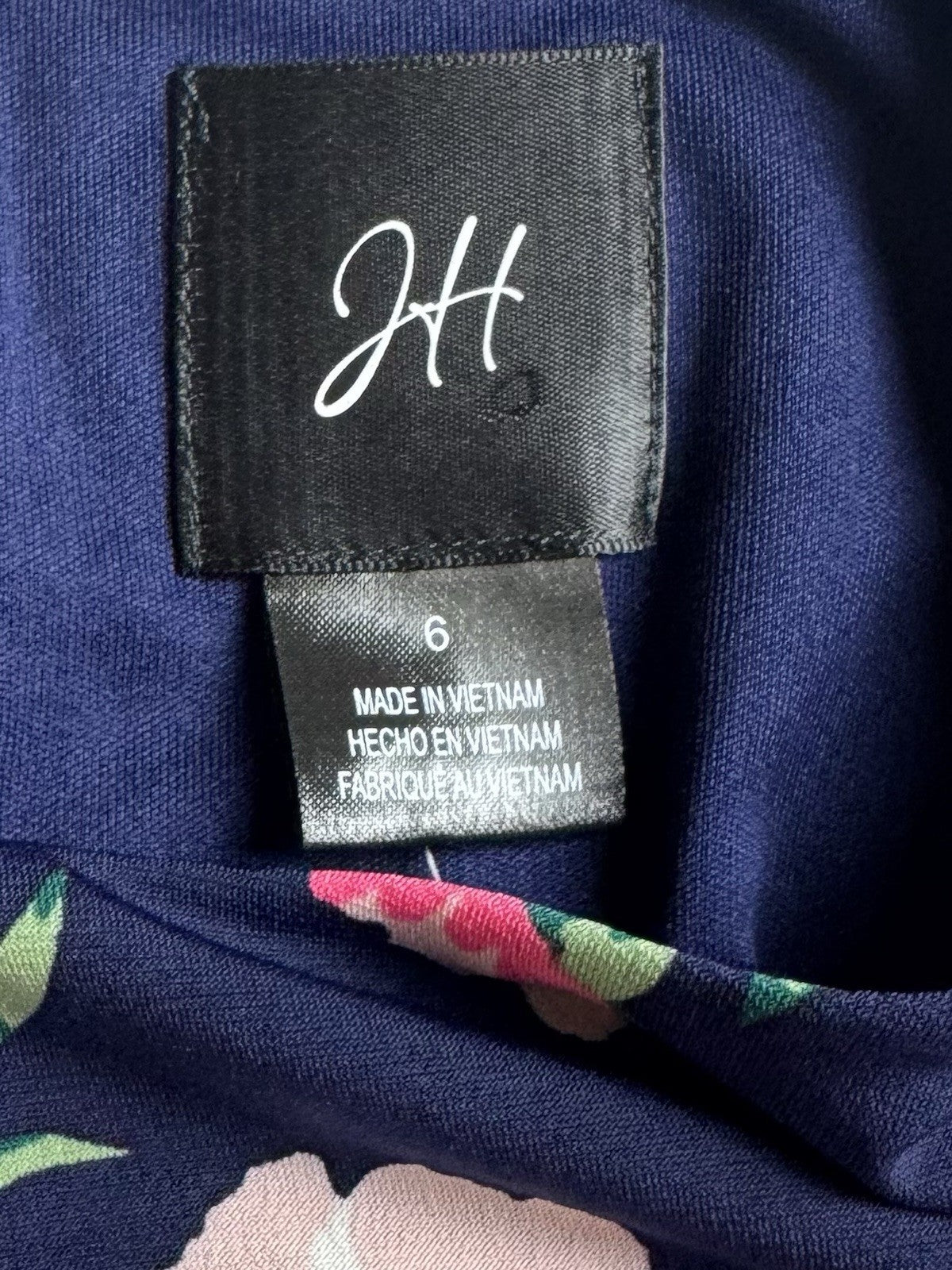 $79 JH Women’s Floral Dress Sz 6. (B.163)