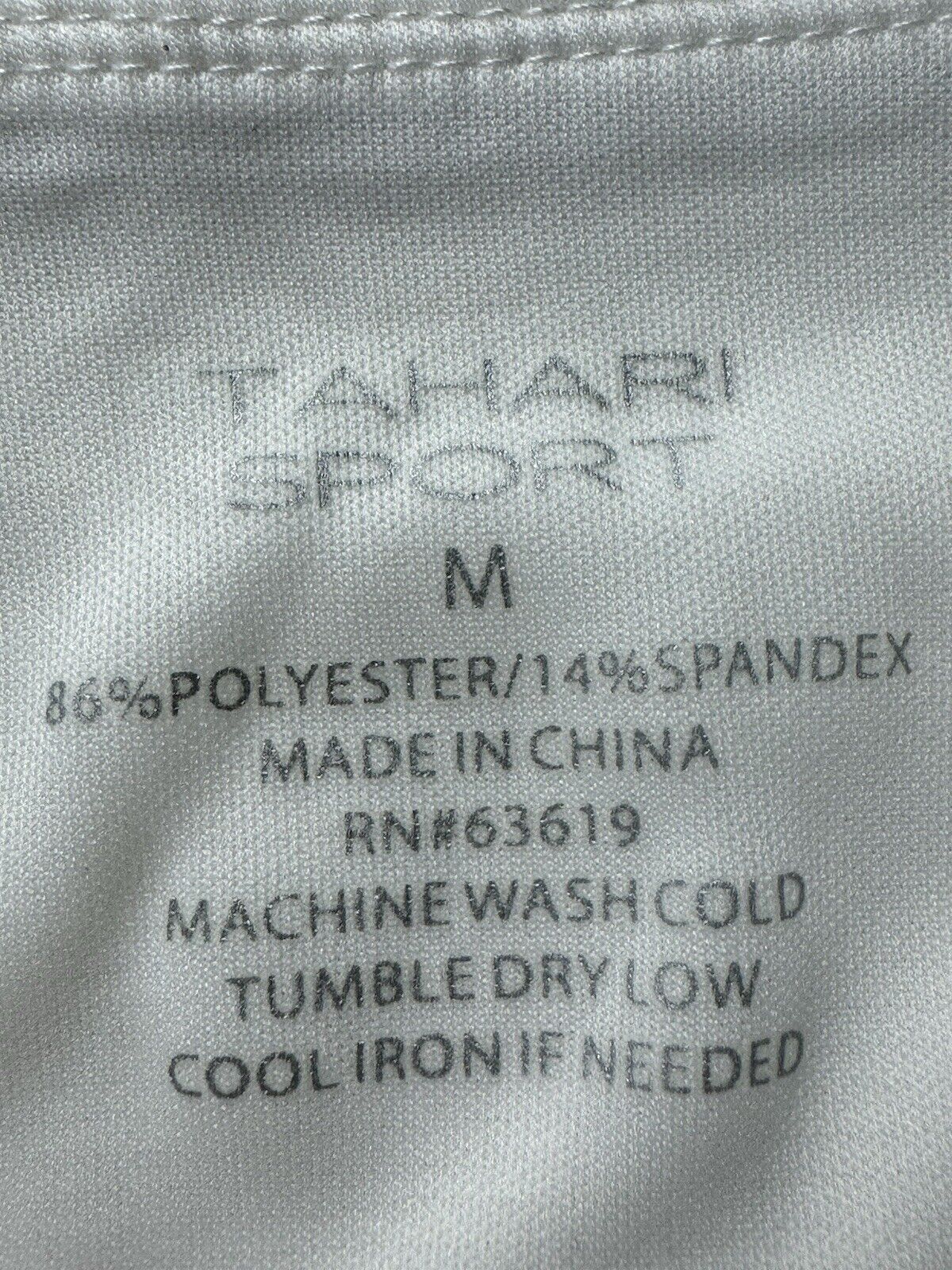 $88 Tahari Sport Women’s Side Cell Pocket Athletic Leggings Sz M