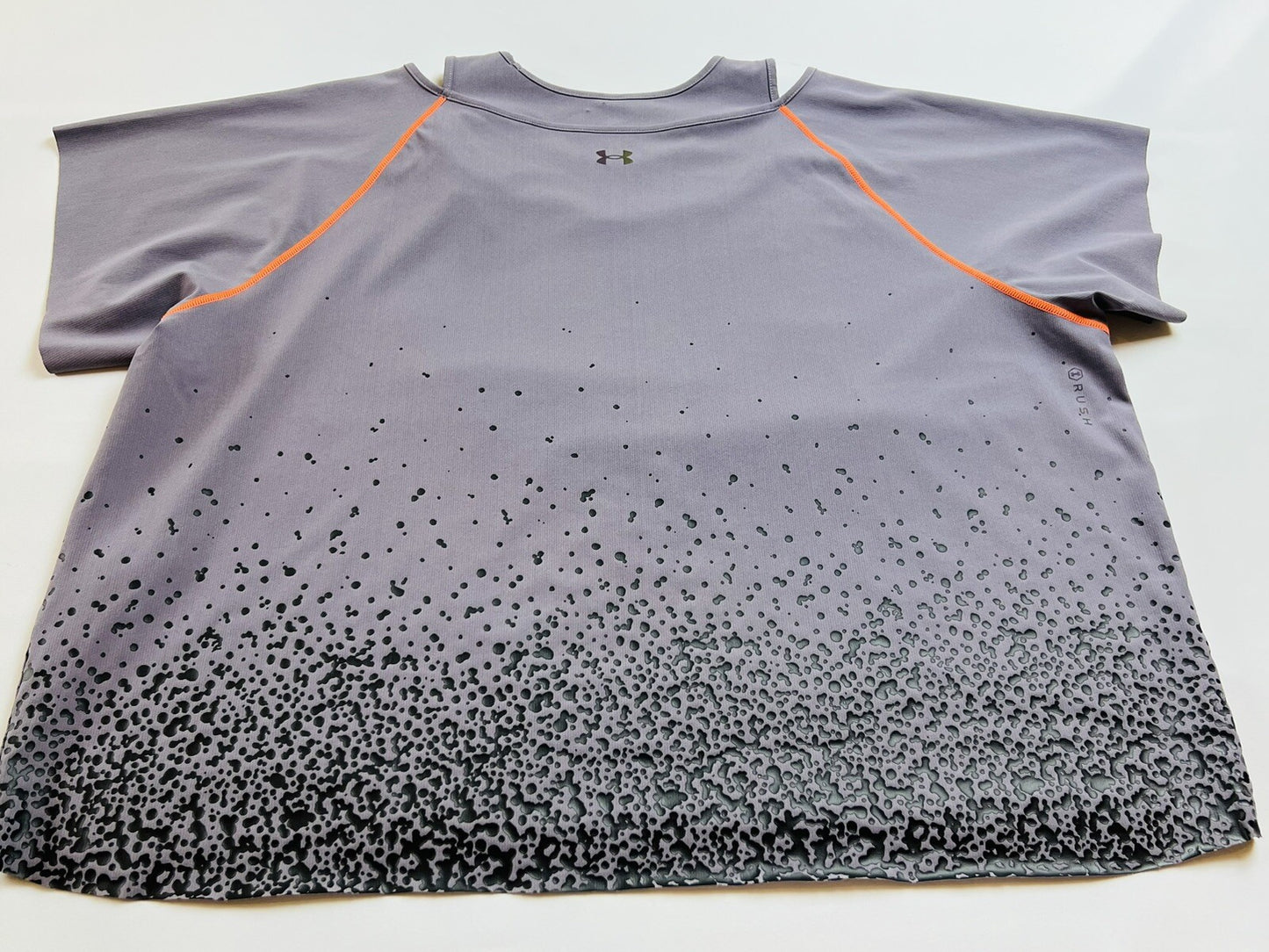Under Armour Women's Gray Short Sleeve Shirt Stretch Sz XL