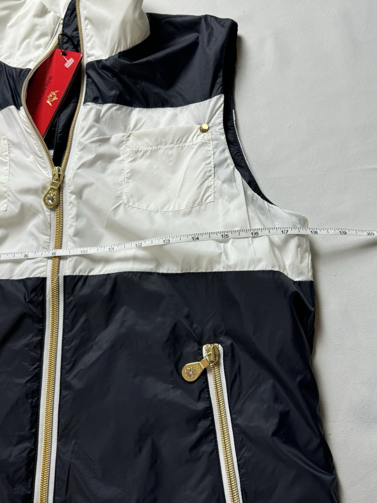 Brendratti Eliza Women’s Golf Full Zip Vest Ital 40 Us XS (B.94)