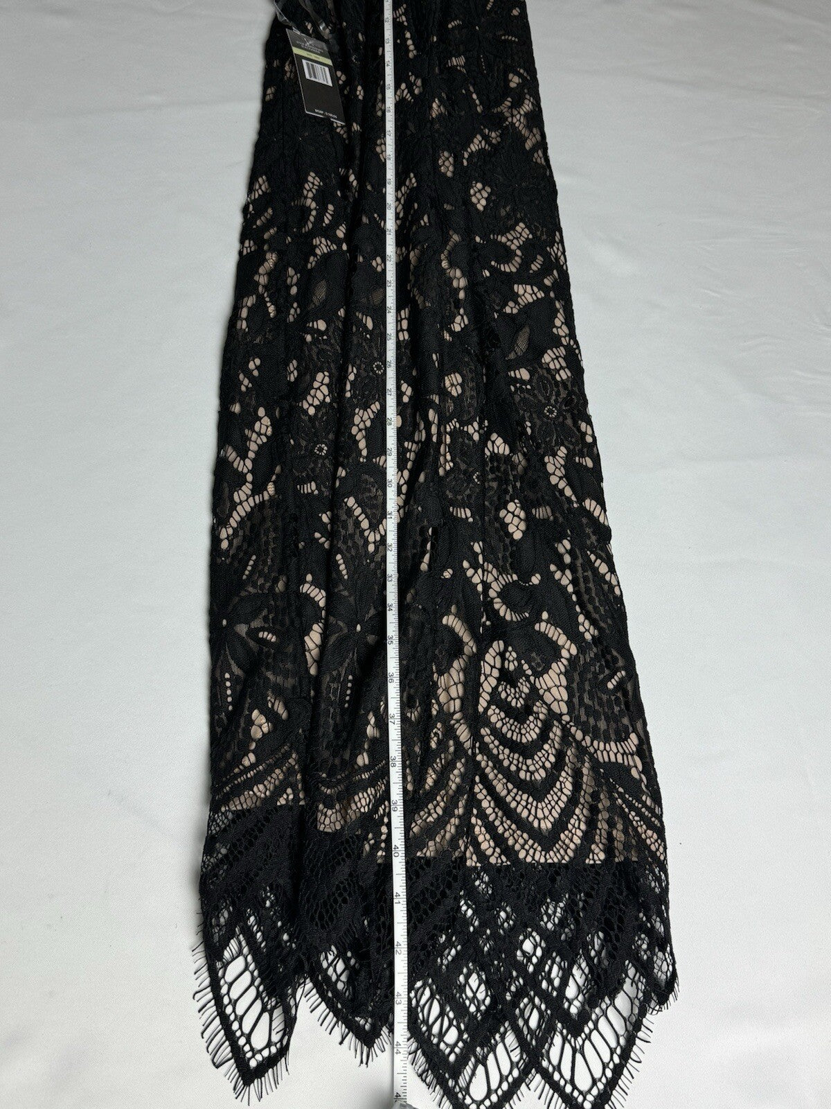 $108 Sharagano Women’s Black Size 18W Crochet Dress (B.97)