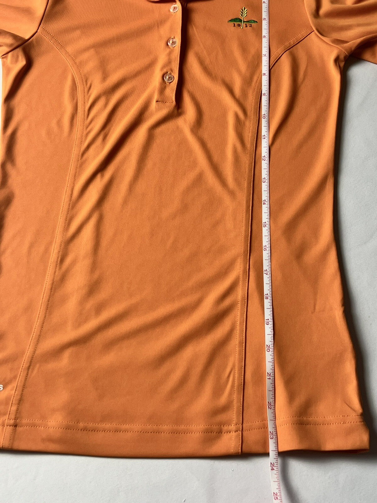 ADIDAS Women's Top Golf Polo Shirt Orange Sz XS (B.49)