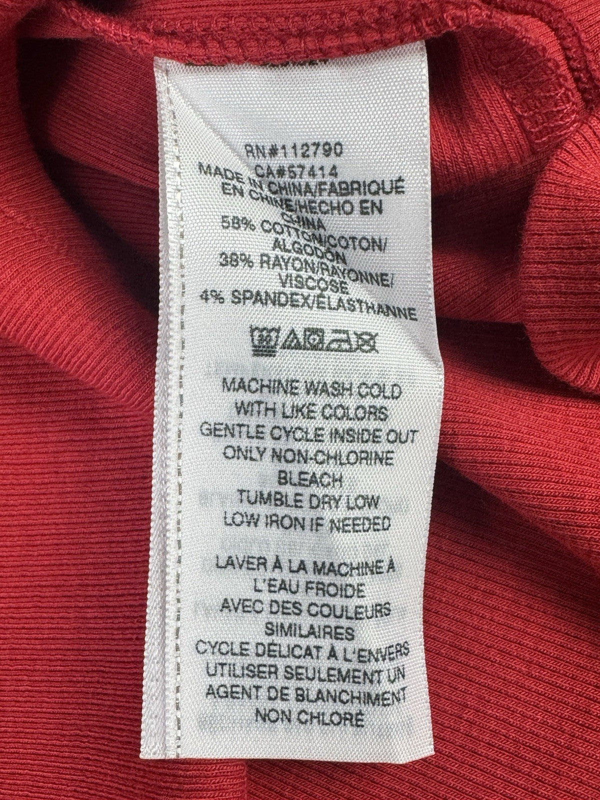 $109 True Religion Red Rhinestone Logo Dress Size XL. (B.082)