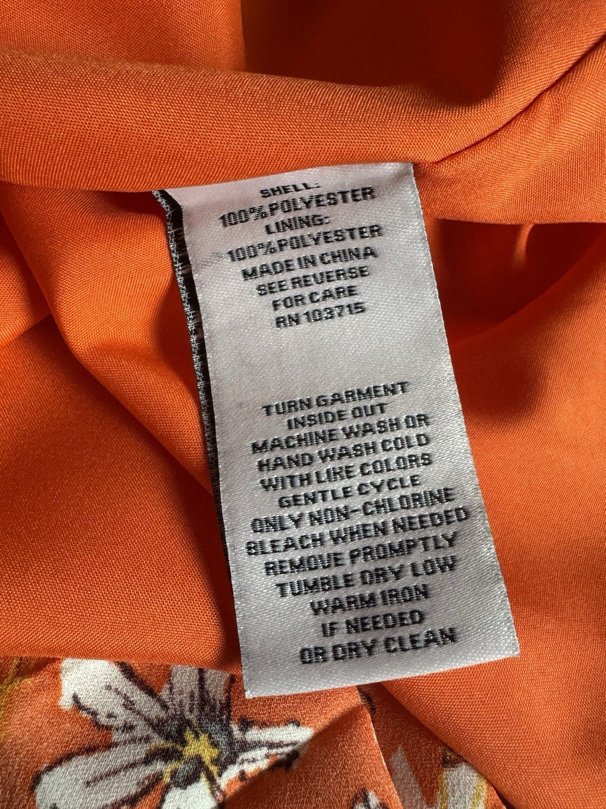 $148 NANETTE LEPORE Orange Pleaded Dress Sz 4 (B.171)
