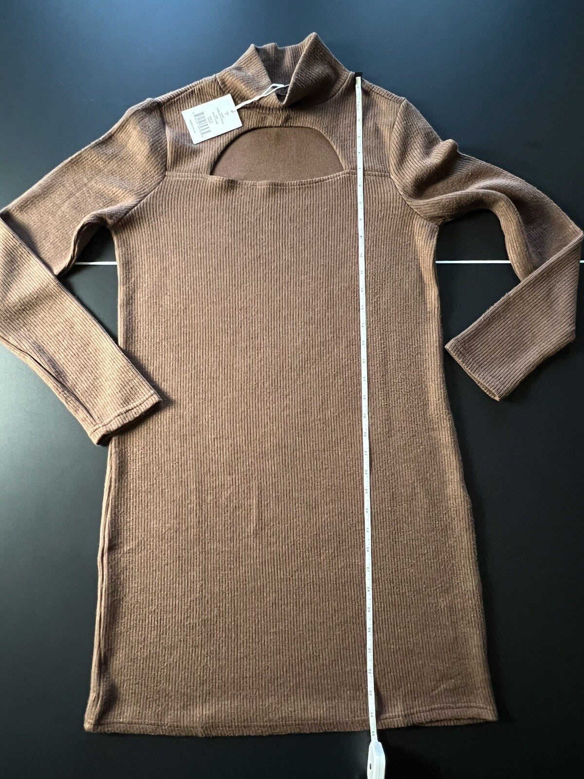 $198 Walter Baker Turtle Neck Key Hold Sweater Dress Size M