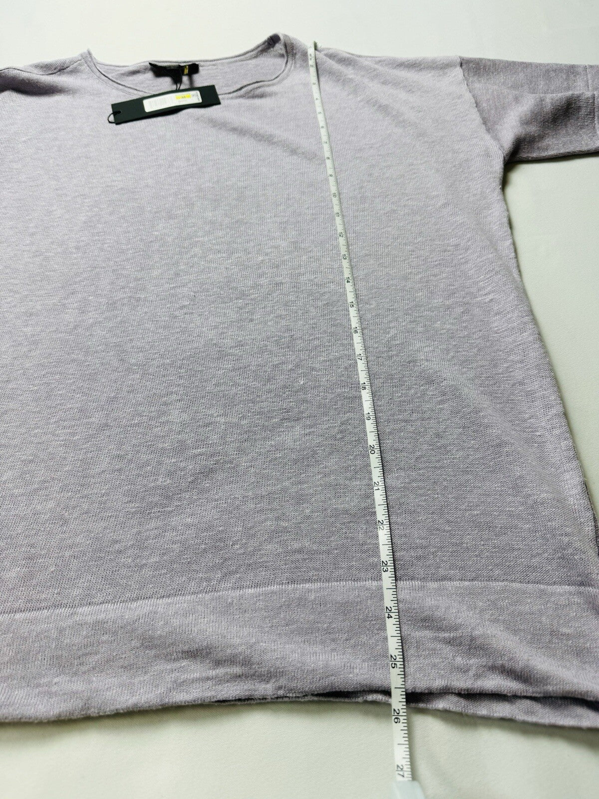 $95 Donna Karan Blouse Lilac Top Sz M. (B.102)
