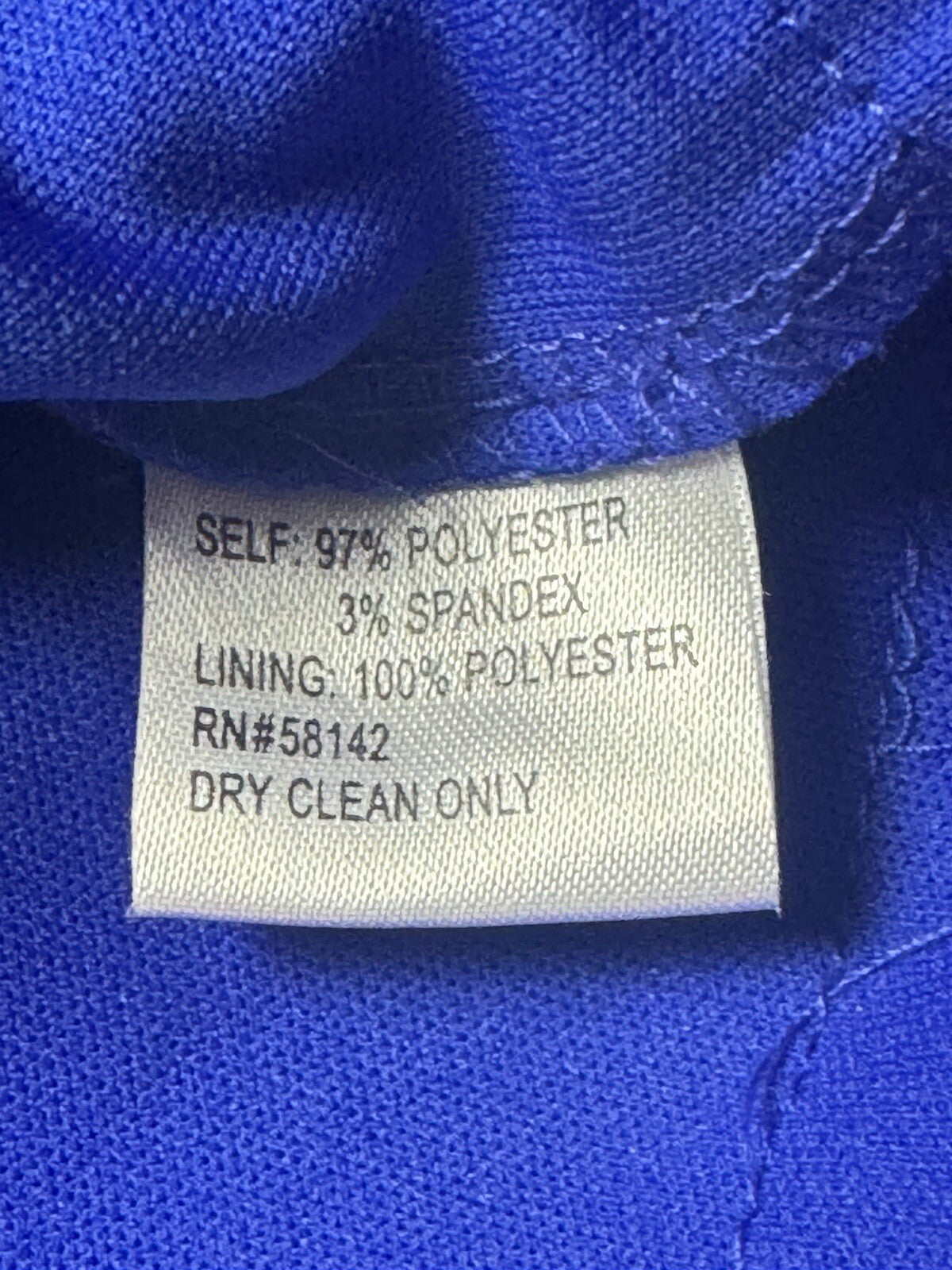 Jessica Howard Women's Knee Length Royal Blue Dress Sz 10 (B.81)