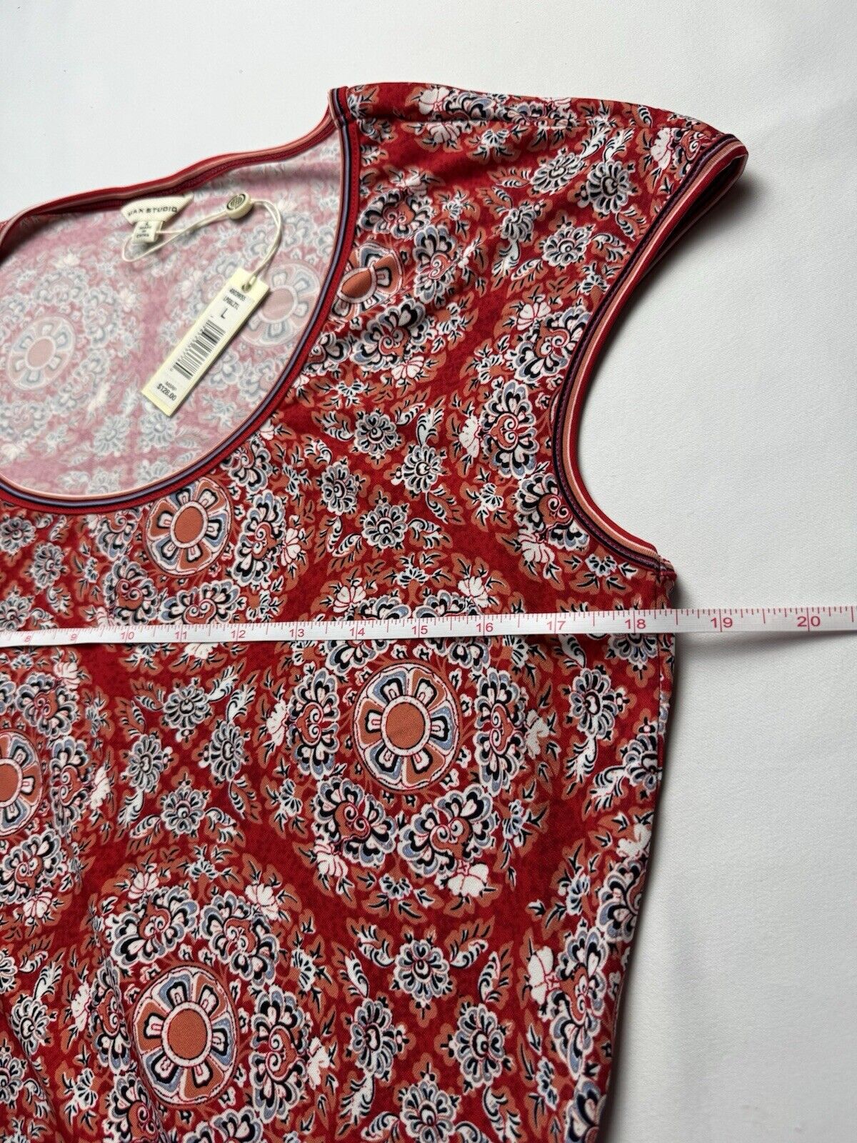 $128 Max Studio Women’s Red Wrap Dress Sz S (B.60)