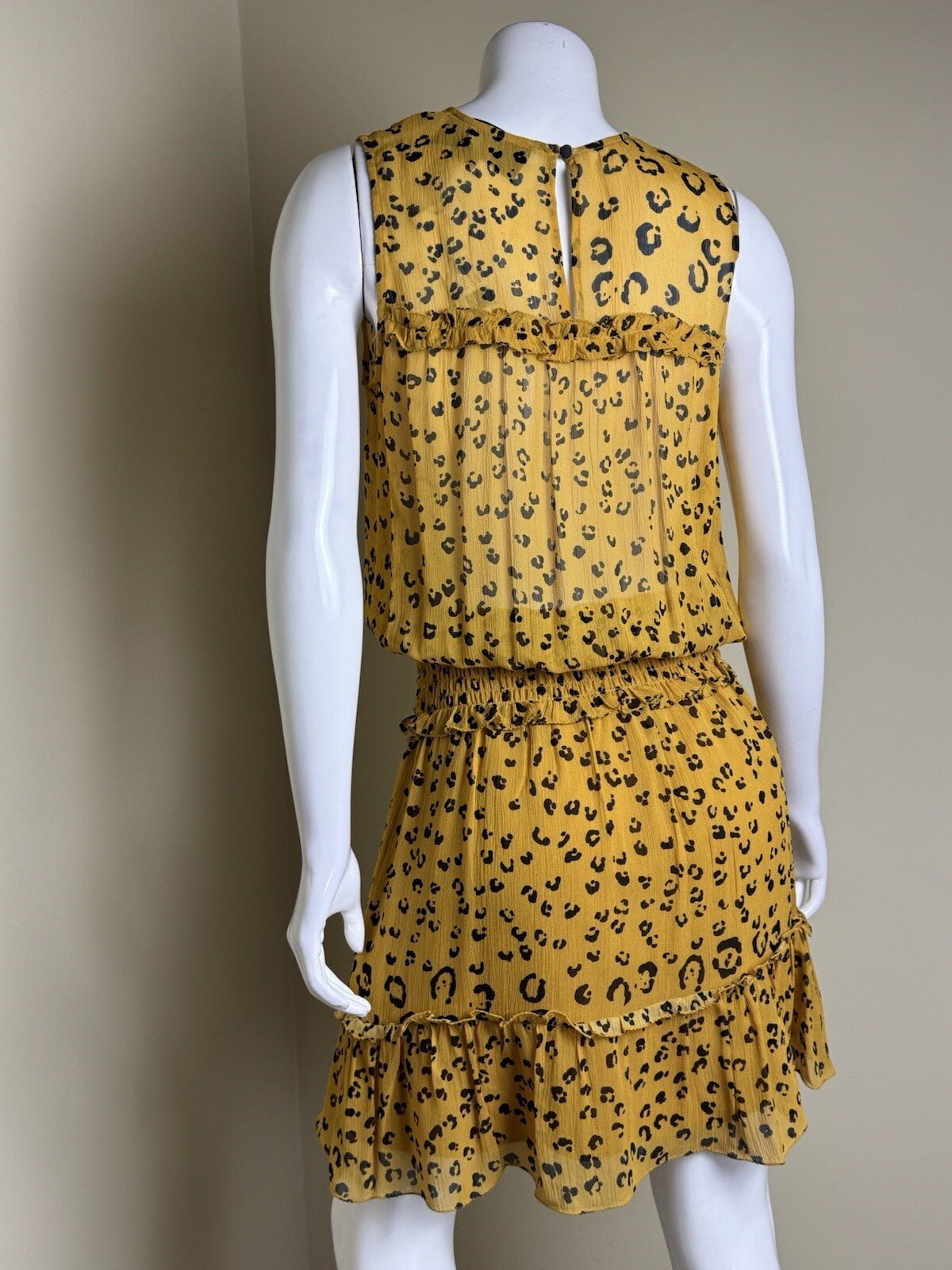 $365 Nicole Miller Women's Leopard Print Dress Sz 2. (B.138)