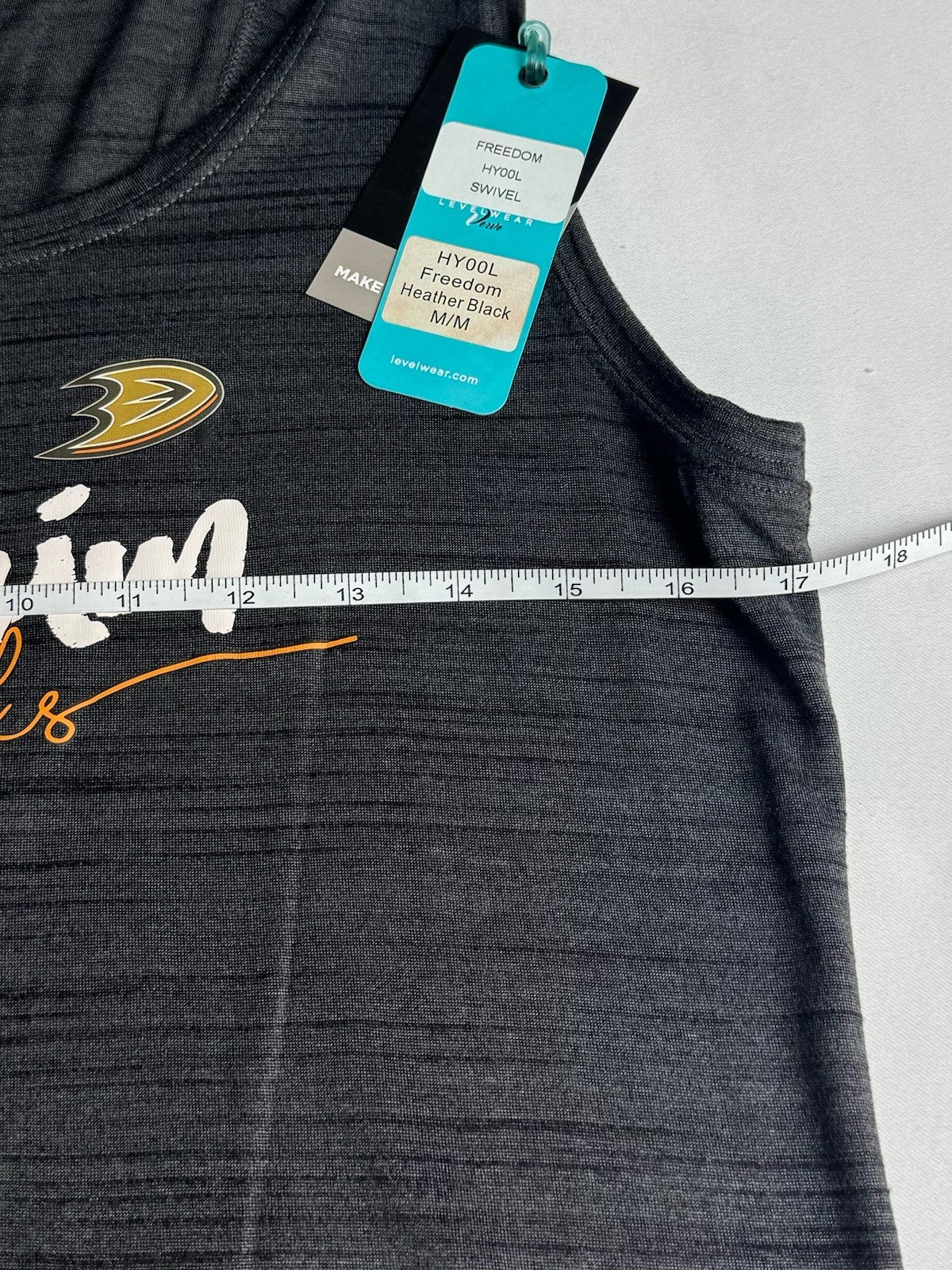 LeverWear Verve Women's Ahaheim Logo Tank Top Sz M (B.172)