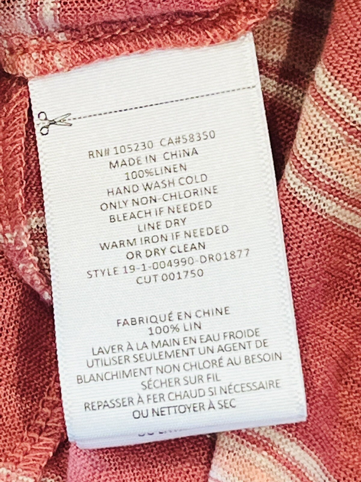 $228 JOIE Women's Twist Back Linen Tank long Dress Size XS