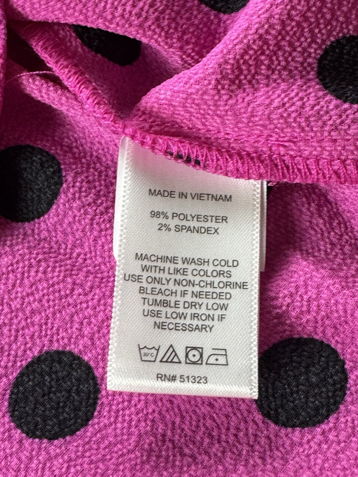 $69 Cede Women’s Polka Dots Blouse Sz PXL (B.187)