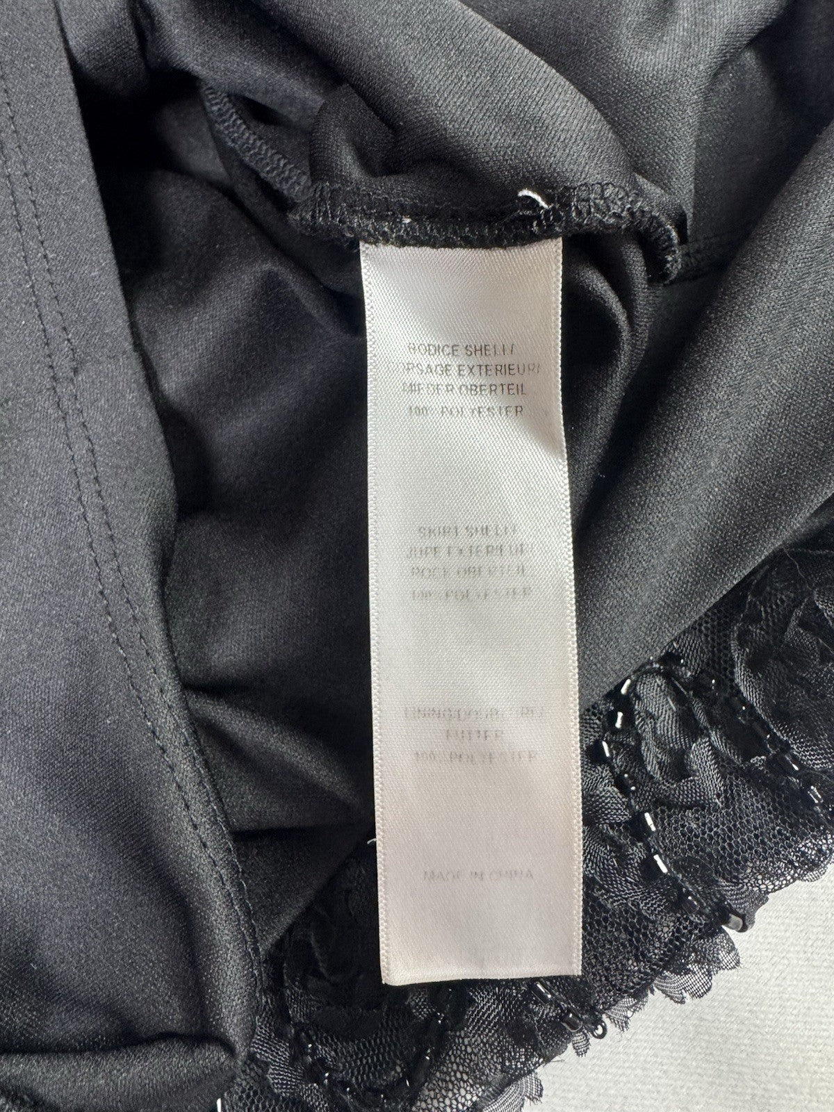 AIDAN AIDAN MATTOX Women’s Black Mini Dress Sz 4. (B.176)