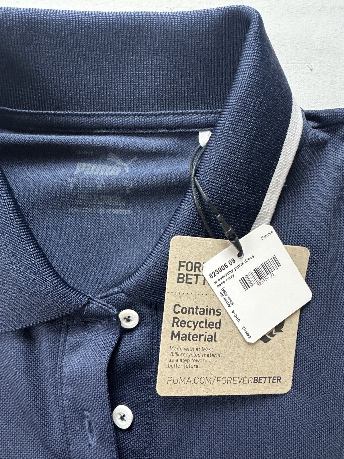 Puma Women’s Polo Navy Dress w/ Shorts Sz S (B.131/5)