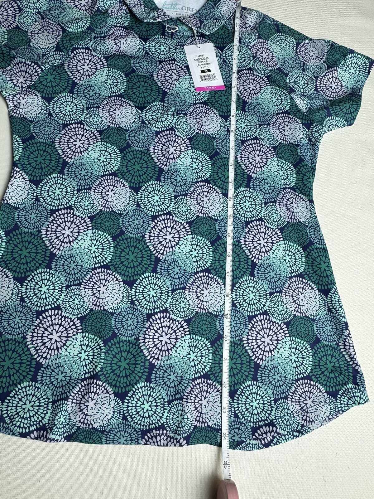 Heather Grey Women’s Golf Shirt Polo Sz XS (03)