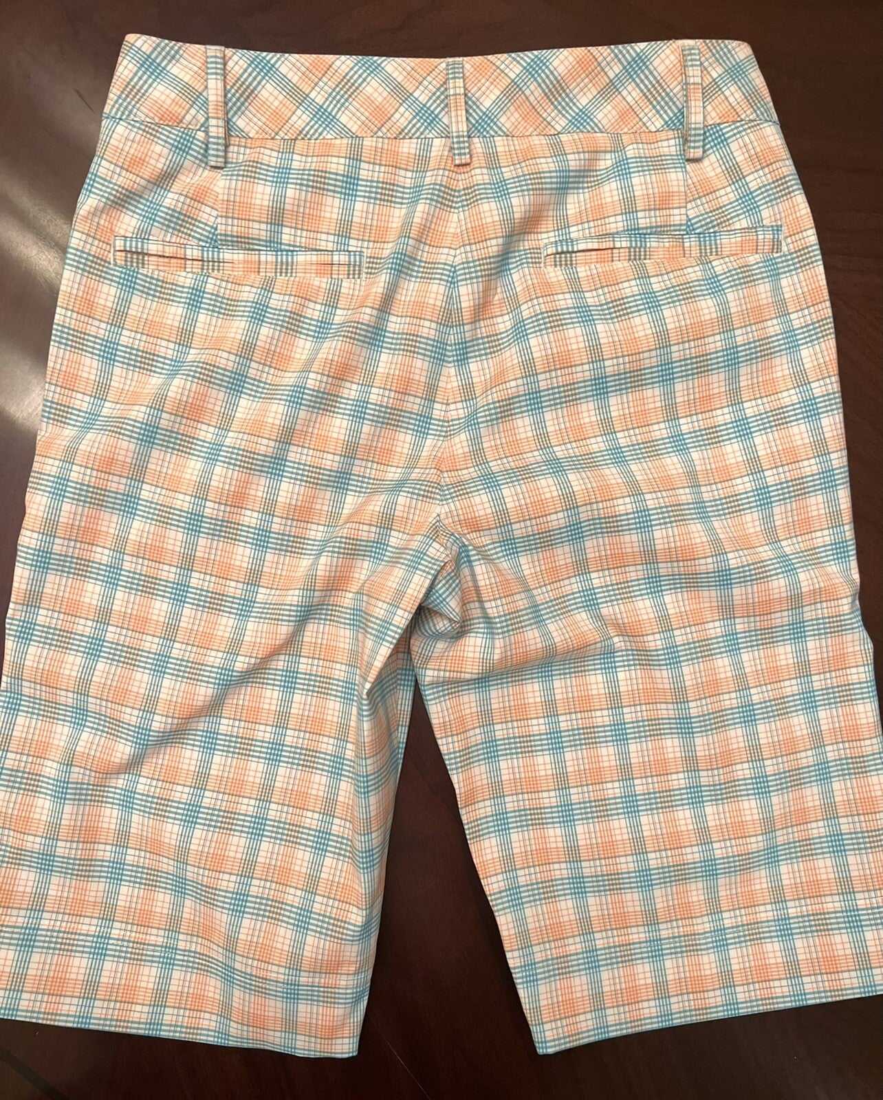 PUMA Women’s Golf Shorts Size 0 Orange Green