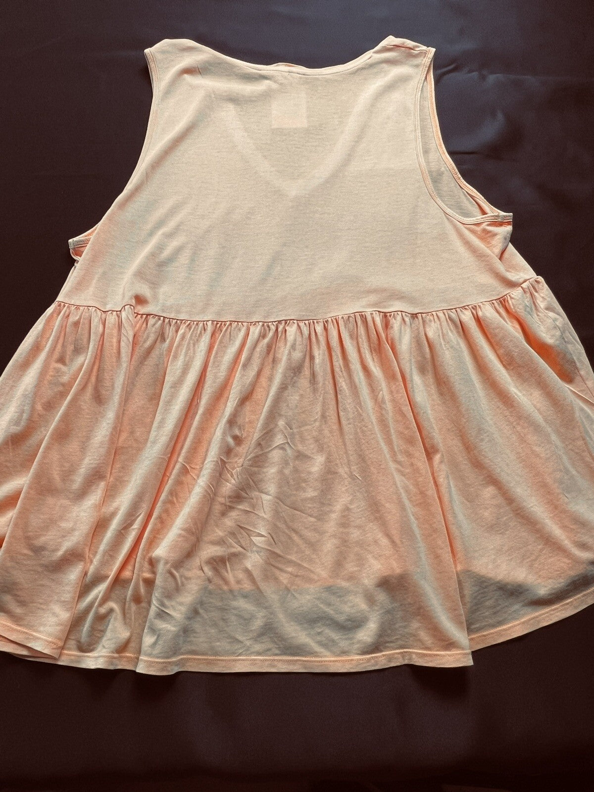 $49 DKNY Women’s Blouse Orange Sleeveless Sz XL