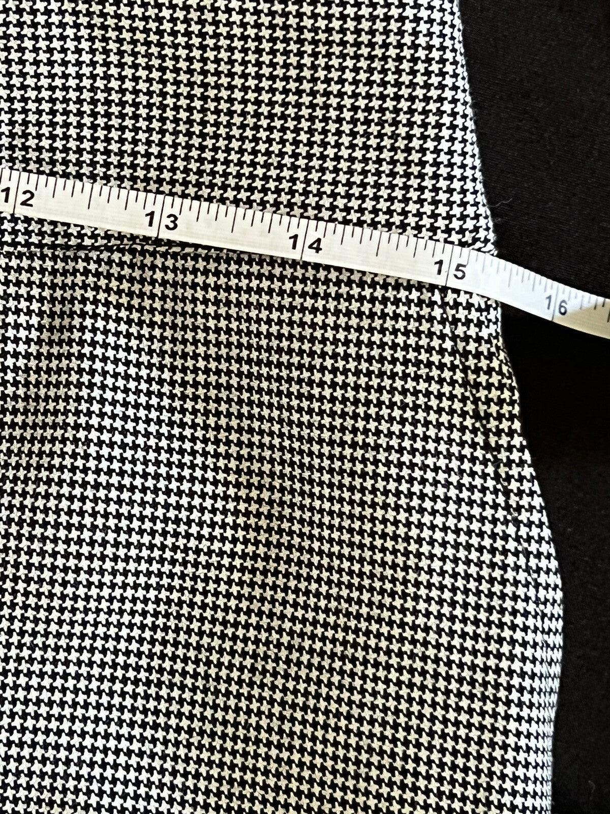 Lizzie Driver Women’s Houndstooth Golf Pants Sz 6 Black White Checks Pattern