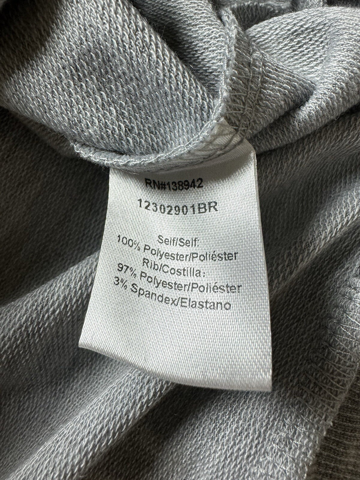 On Twelfth Women’s Gray Hooded Embroidered Flower Jacket SZ L. (B.98)