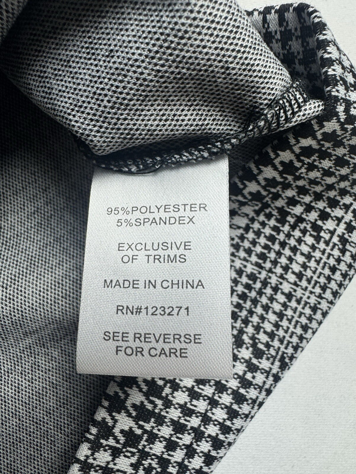 Stella Tweed Women’s Black White blazer Jacket Sz 3X (B.133)