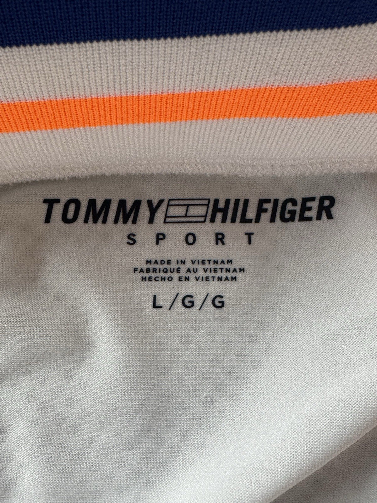 $49 Tommy Hilfiger Sport Women’s Shorts White Mesh Sz L. (B.027)