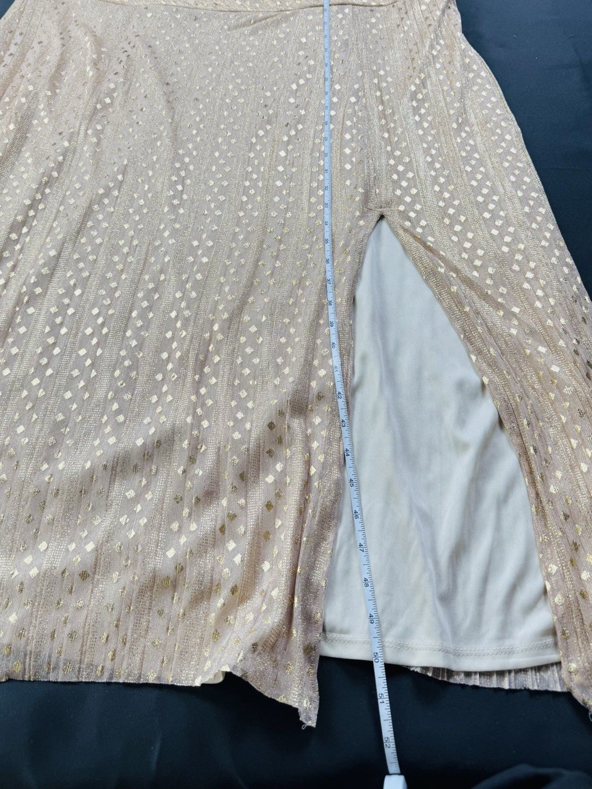 $139 JM Studio Women’s Gold Dress Sz 22W. (B.177)
