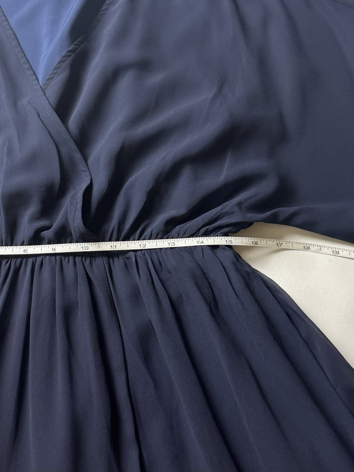 Women's Navy Maxi Dress Sz XL. (B.166)