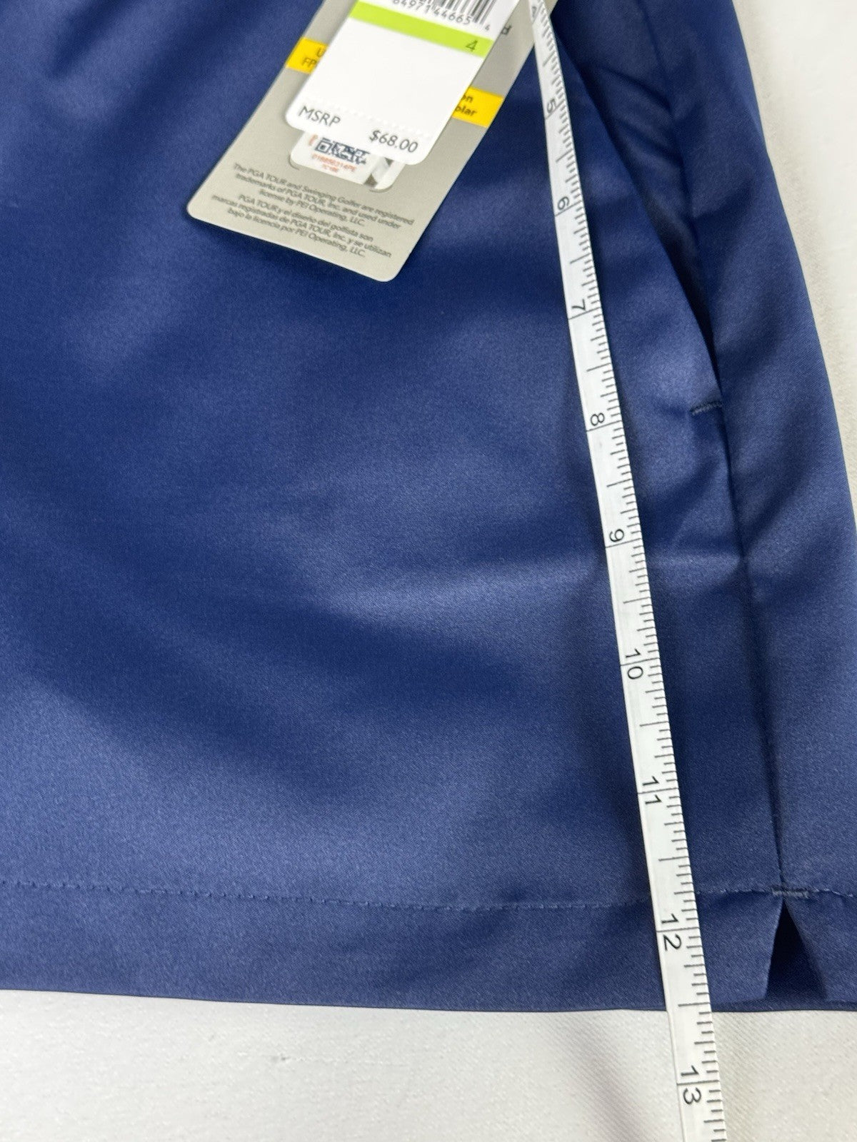 $68 PGA TOUR Women's Golf Shorts Size 4 Navy (B.044)