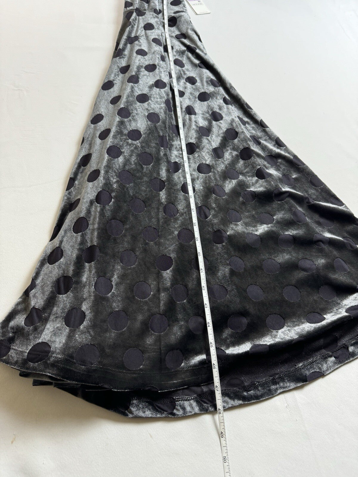 $149 Calvin Klein Women's Gray Polka Dots Dress Sz 6. (B.103)
