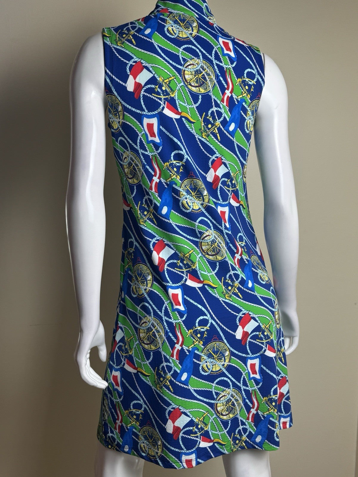 $128 G Lifestyle Women’s Mock Neck Sleeveless Dress Sz S (B.173)
