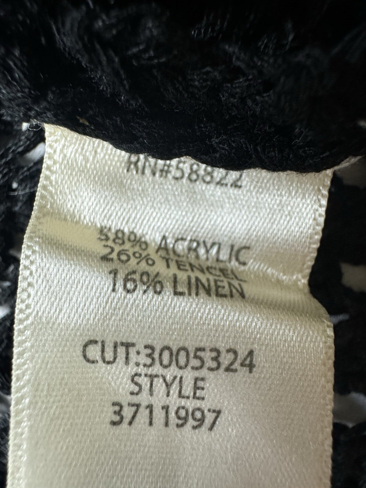 $128 Max Studio Mesh Shirt Blouse Top Black Size L. (B.93)