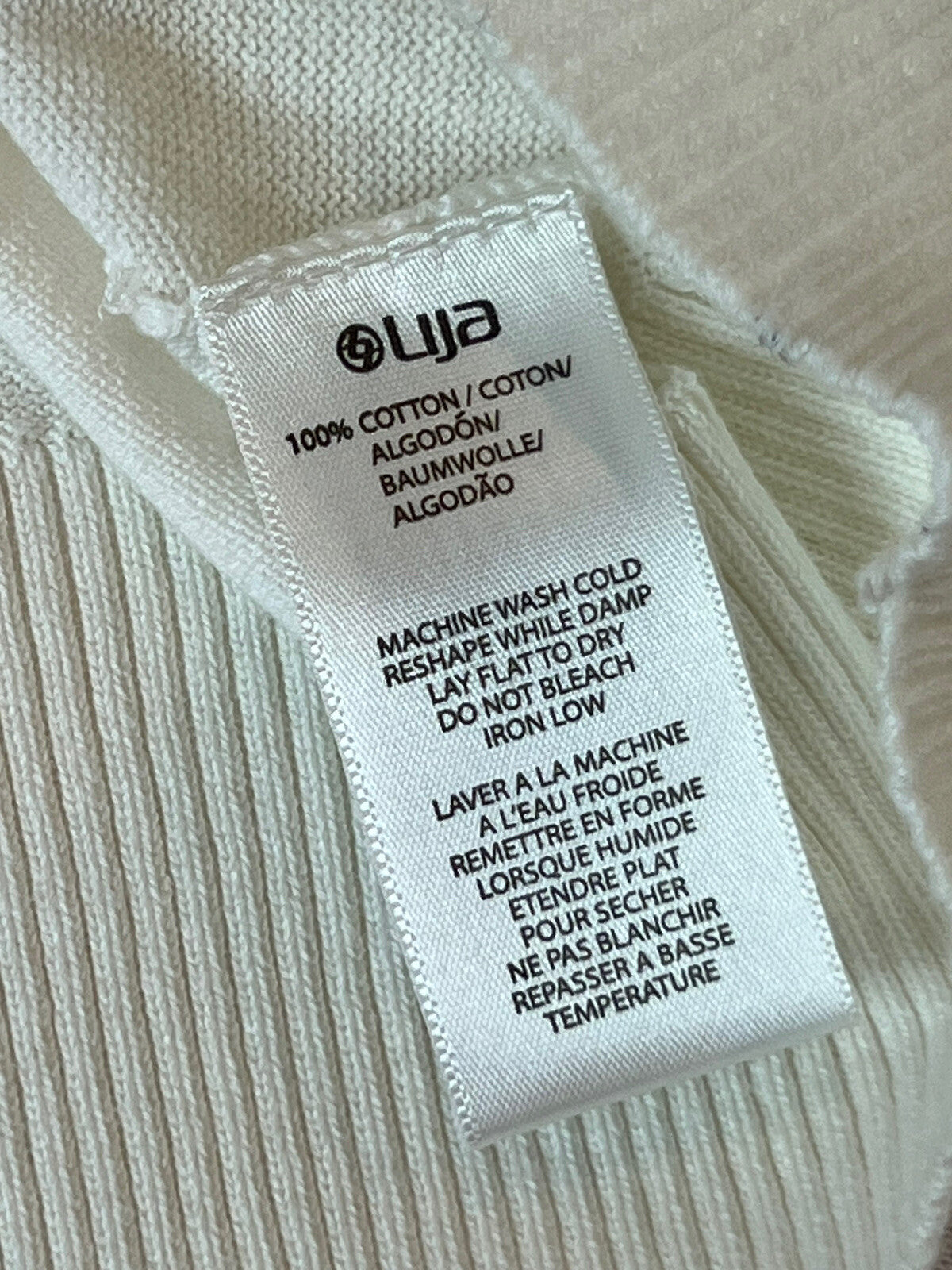 Lija Women's Golf Knit Vest Sz S White