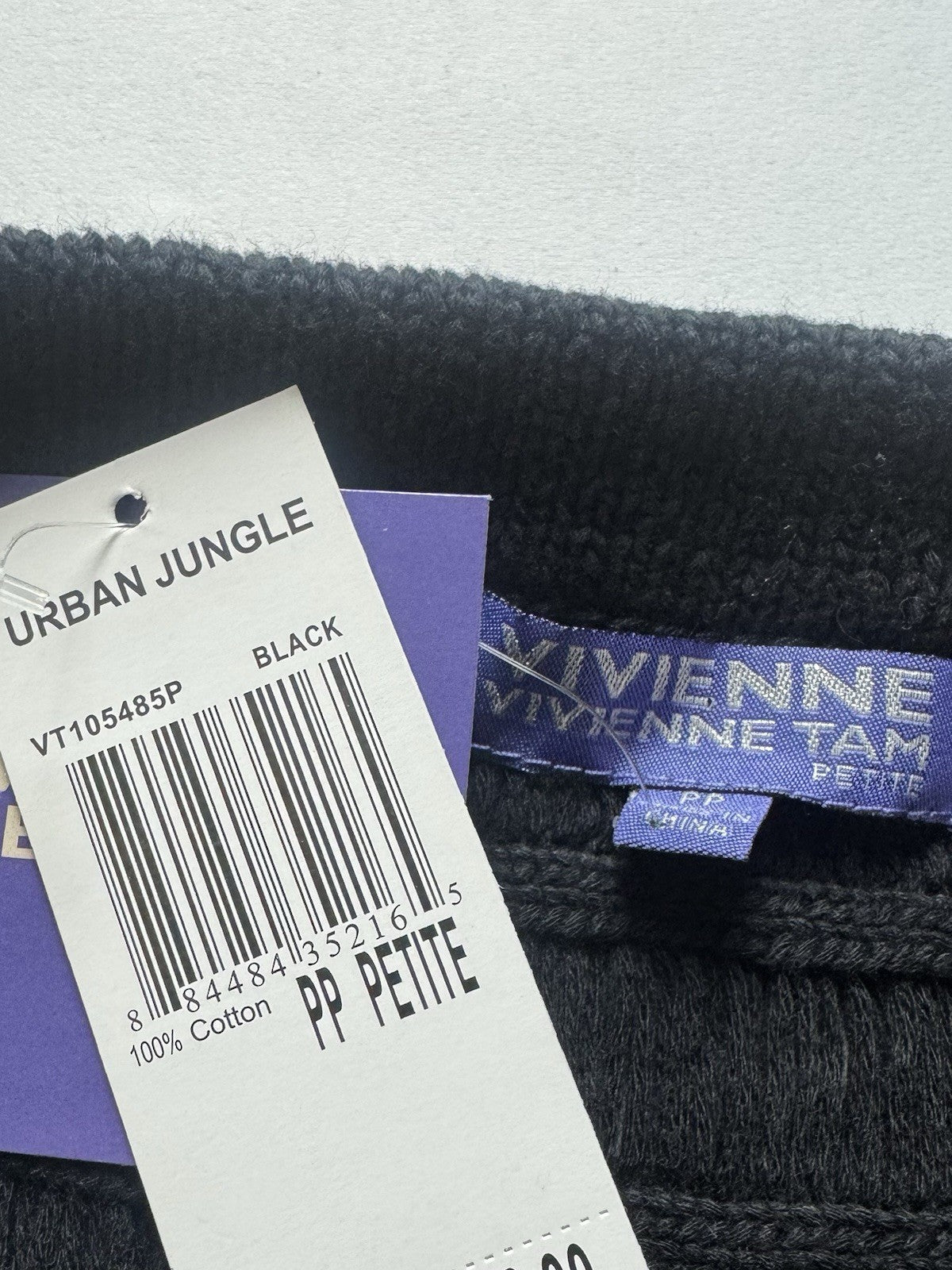 Vivienne Tam Women’s Black Knit Skirt Sz Pp. (B.155)