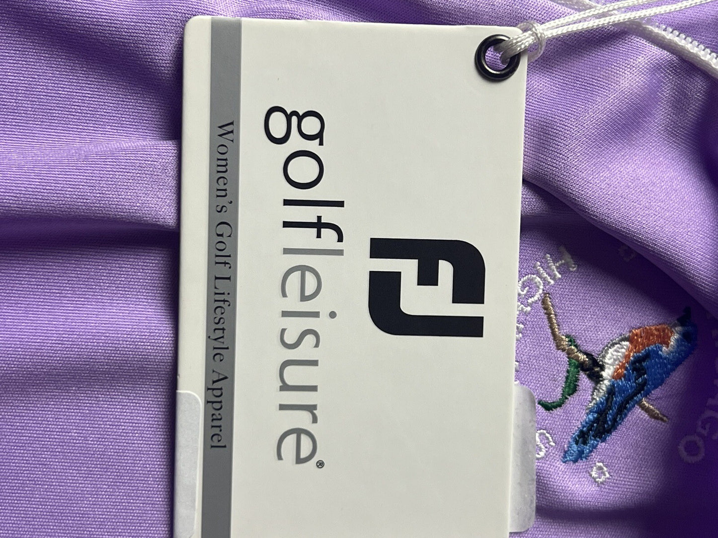 FootJoy Women's ProDry Short Sleeve Golf Polo Shirt Top Purple Sz M (49)