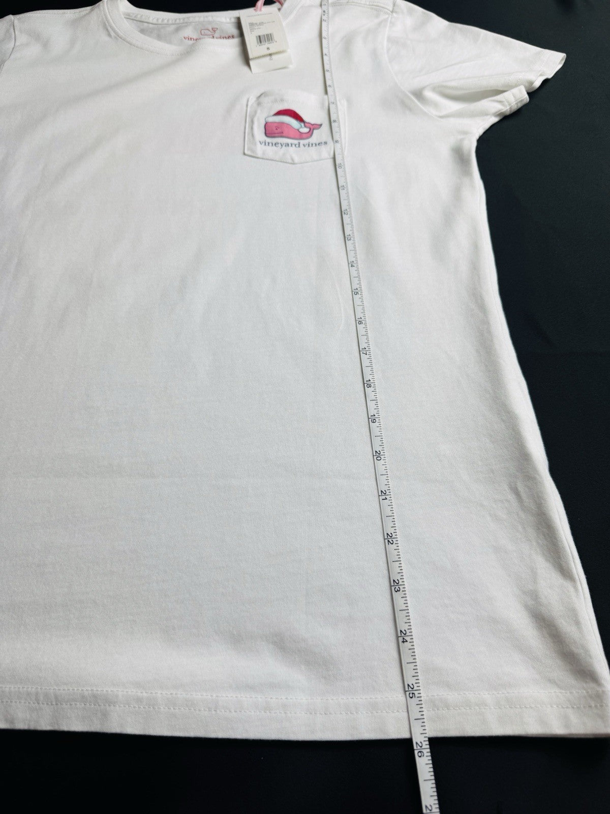 Vineyard Vines Women’s T-shirt Merry Christmas Wale Logo Sz S. (B.162)