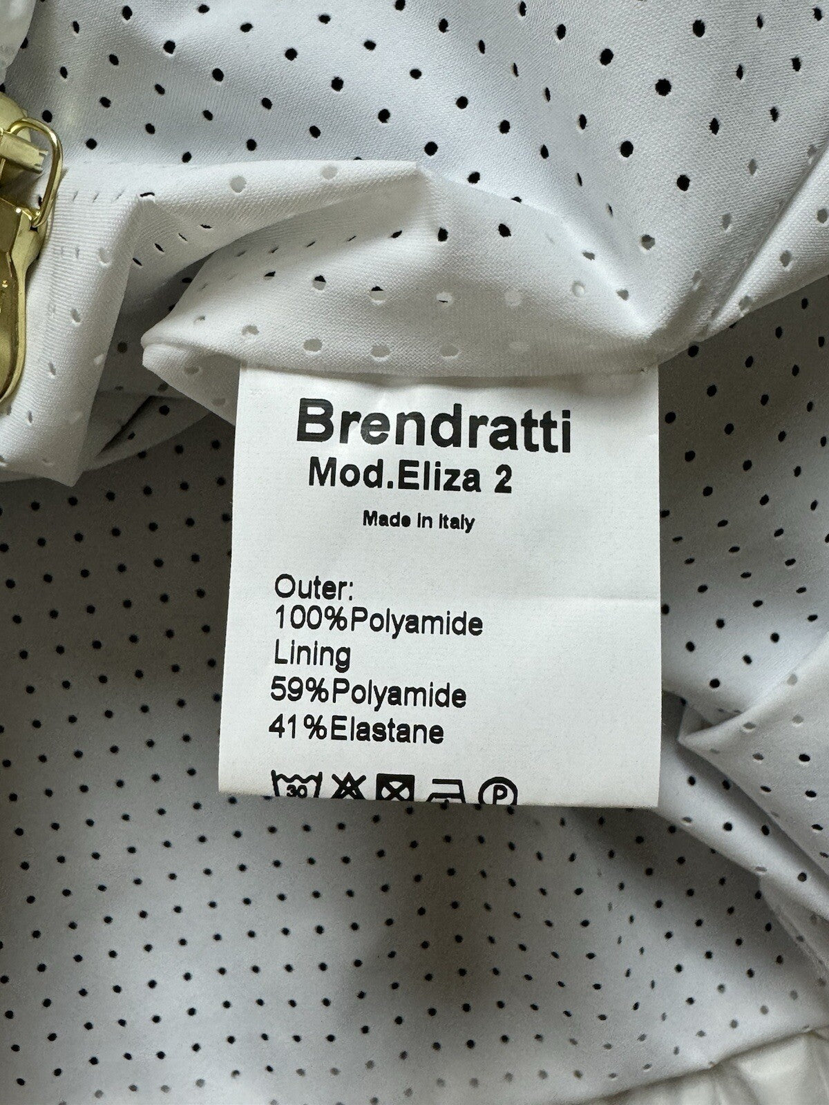 Brendratti Eliza Women’s Golf Full Zip Vest Ital 40 Us XS (B.94)
