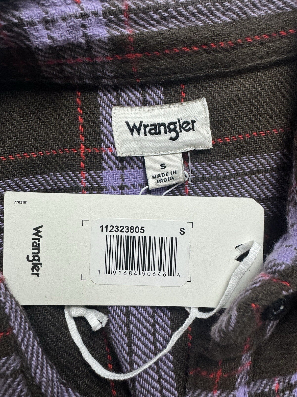 Wrangler Women's Plaid Print Long Sleeve Western Dress Sz S. (B.99)
