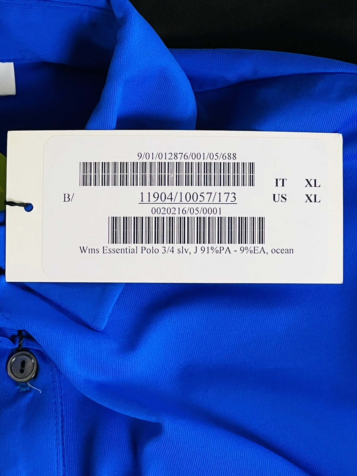 Walter Genuin Women's Golf Blue Shirt Sz XL