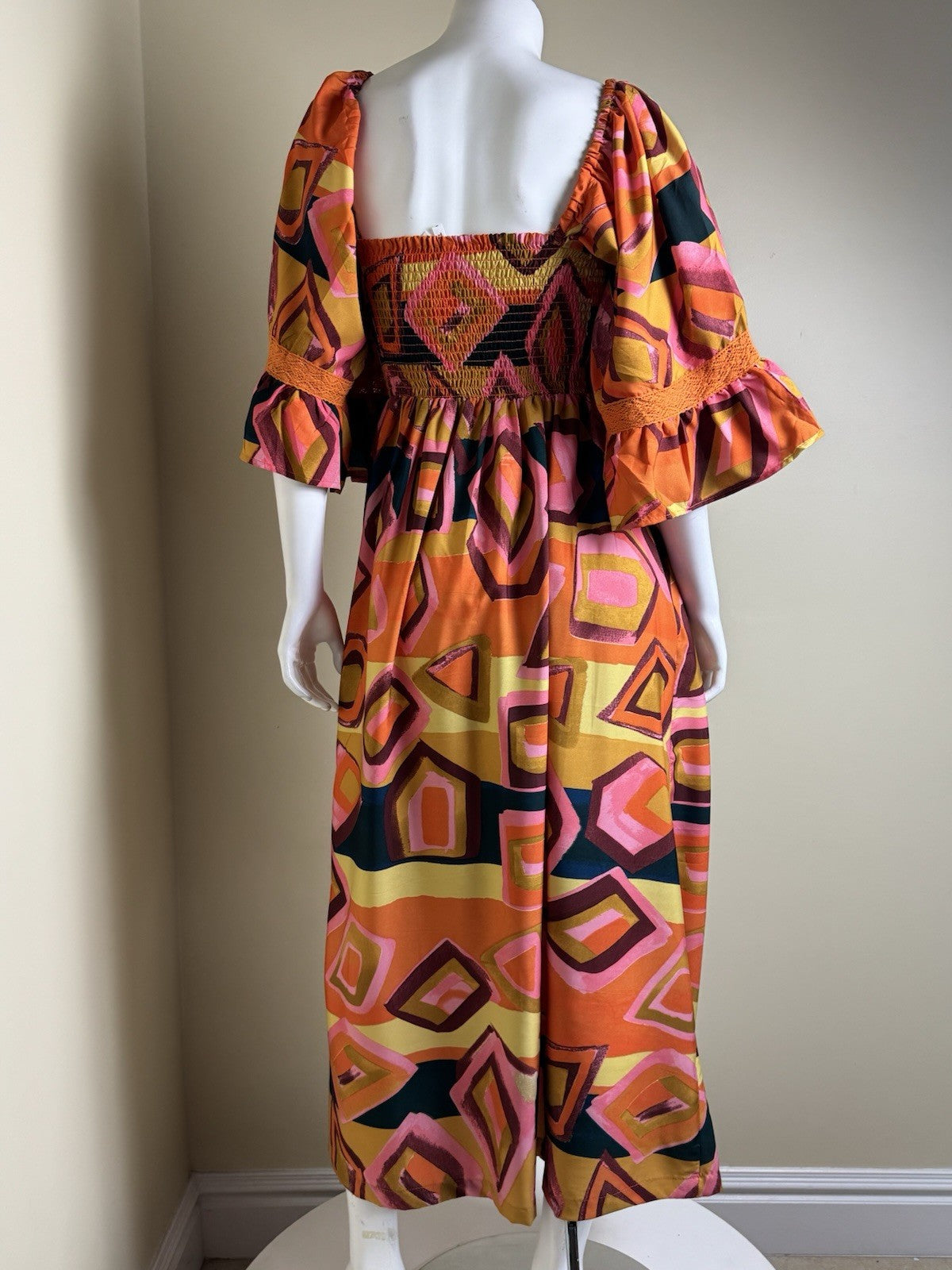 Truly 4 You Women’s Maxi Multi Color Dress Sz M. (B.05)