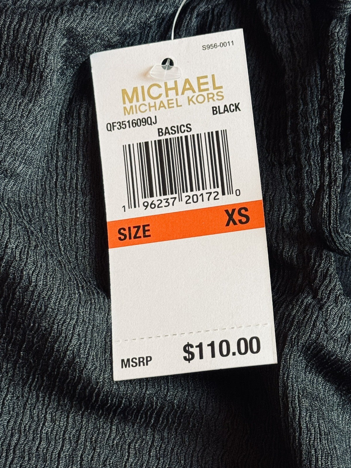 $110 Michael Kors Women’s Blouse Black Size XS Top. (65)