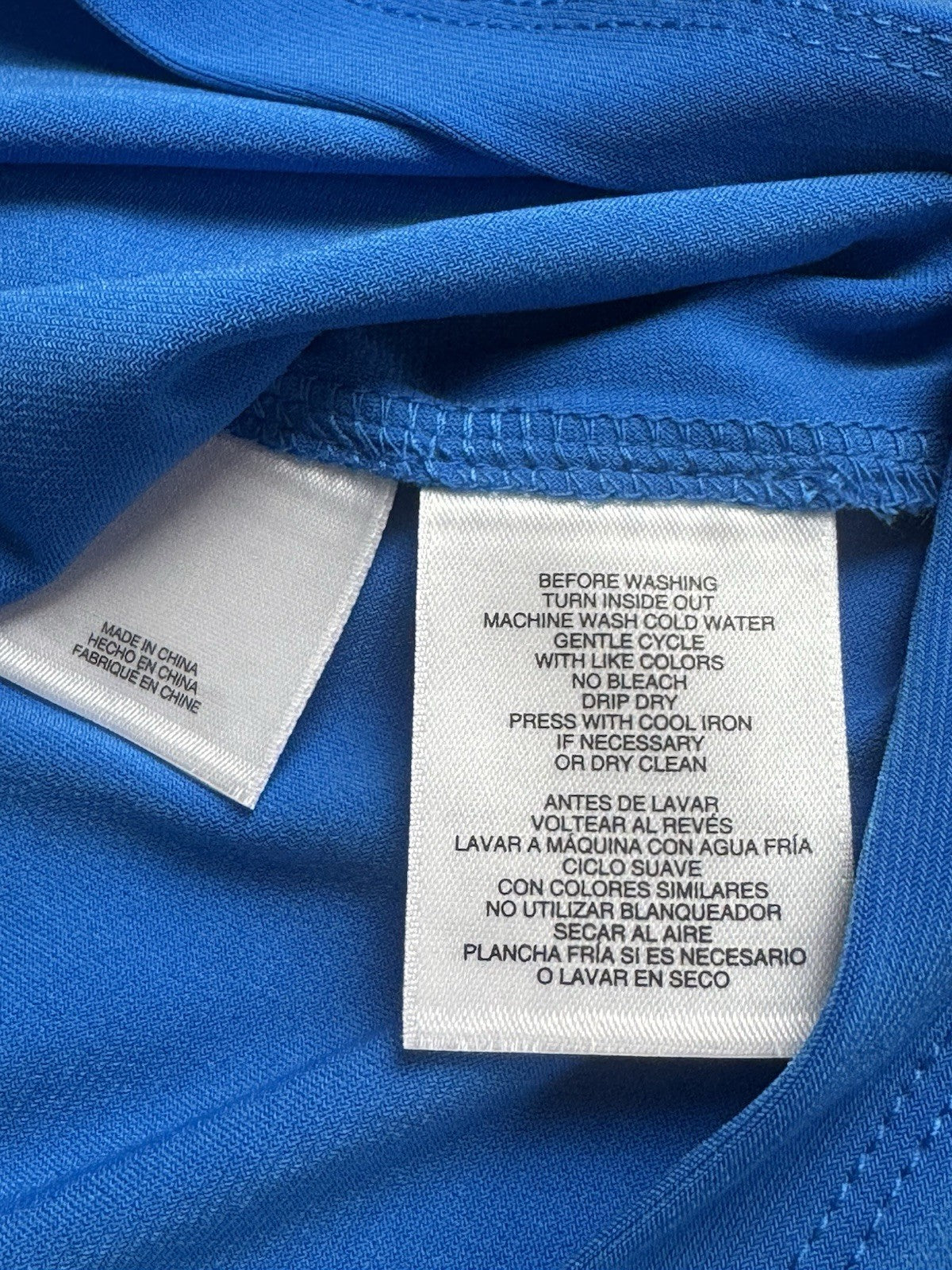 $69 Anne Klein Women’s Royal Blue Button Up Blouse Size XS. (B.187)