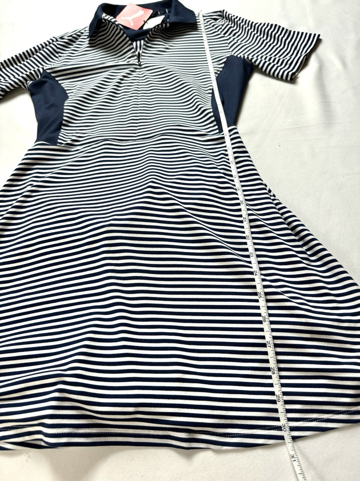 Puma Women’s Polo Striped Dress w/ Shorts Sz S (B.115/7)