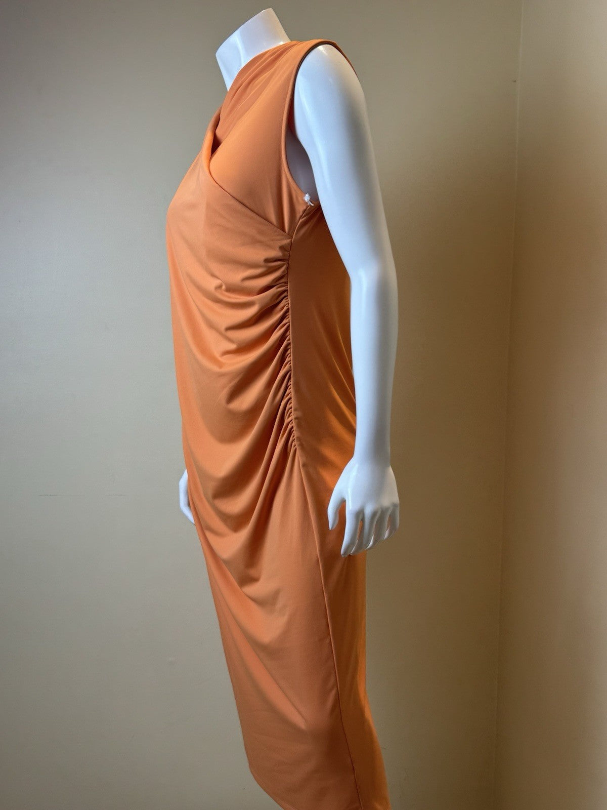 $80 Worthington Women’s Orange Bodycon DRESS Size L. (B.164)