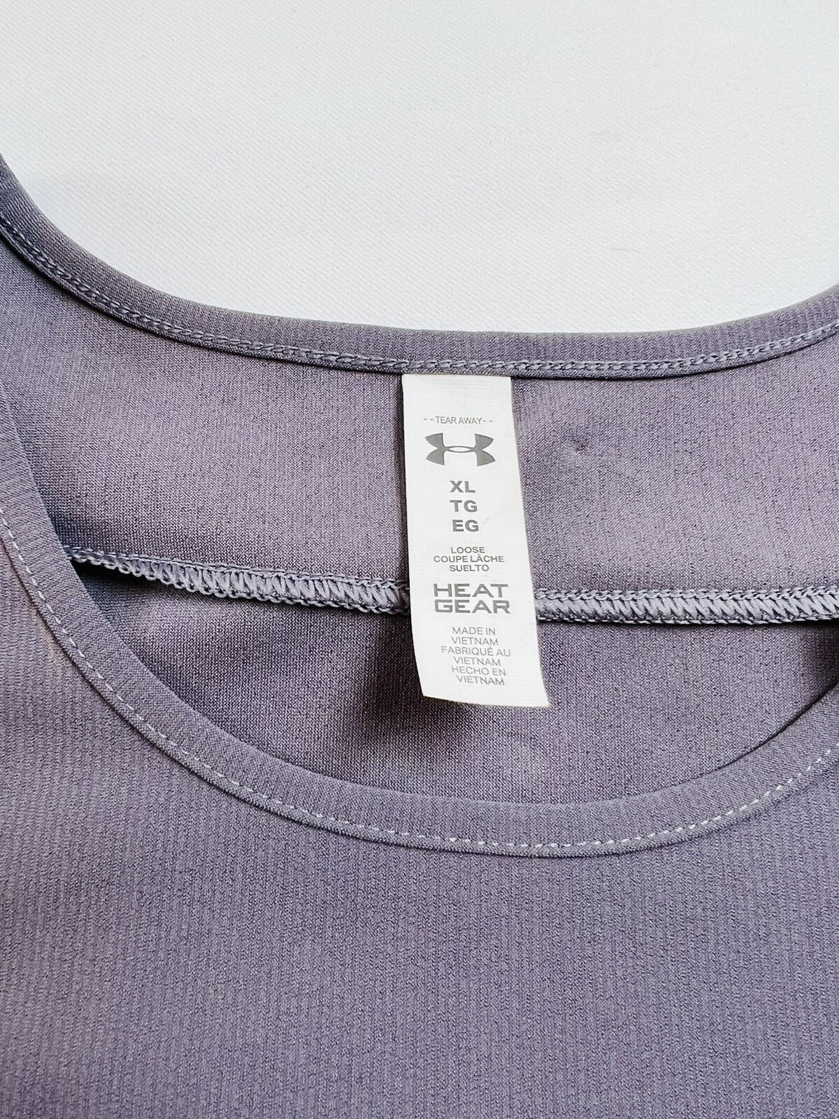 Under Armour Women's Gray Short Sleeve Shirt Stretch Sz XL