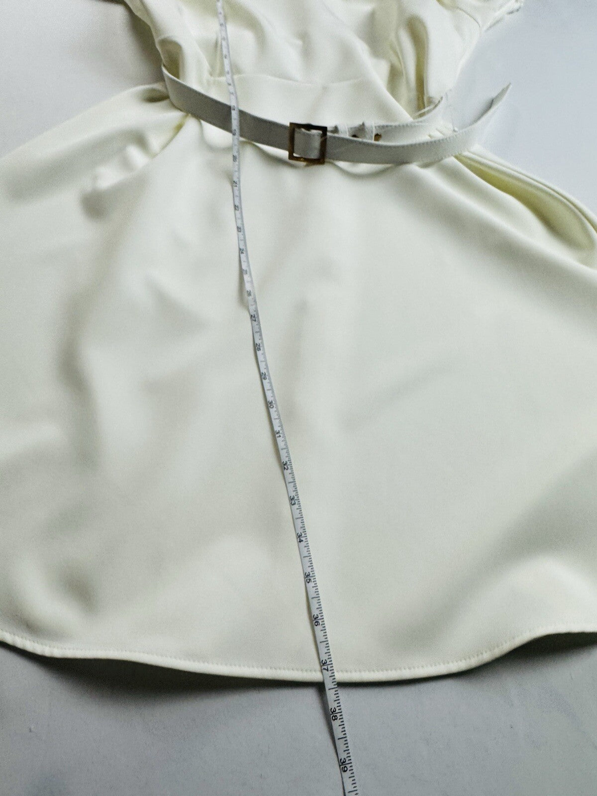 $128 NANETTE LEPORE Ivory Dress Sz 10 (B.11)