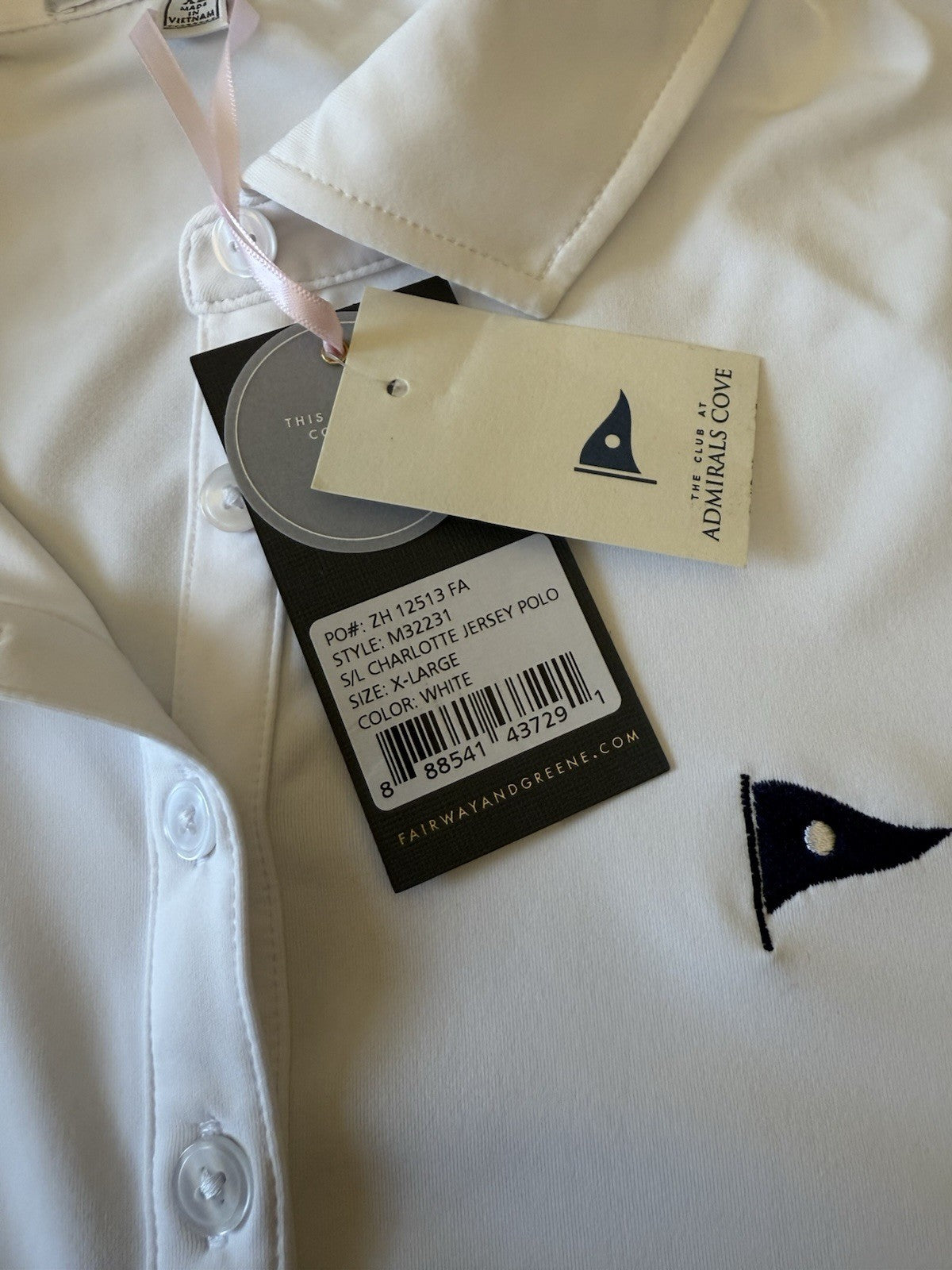 Fairway & Greene Women's Golf Polo Shirt Sz XL (B.161)