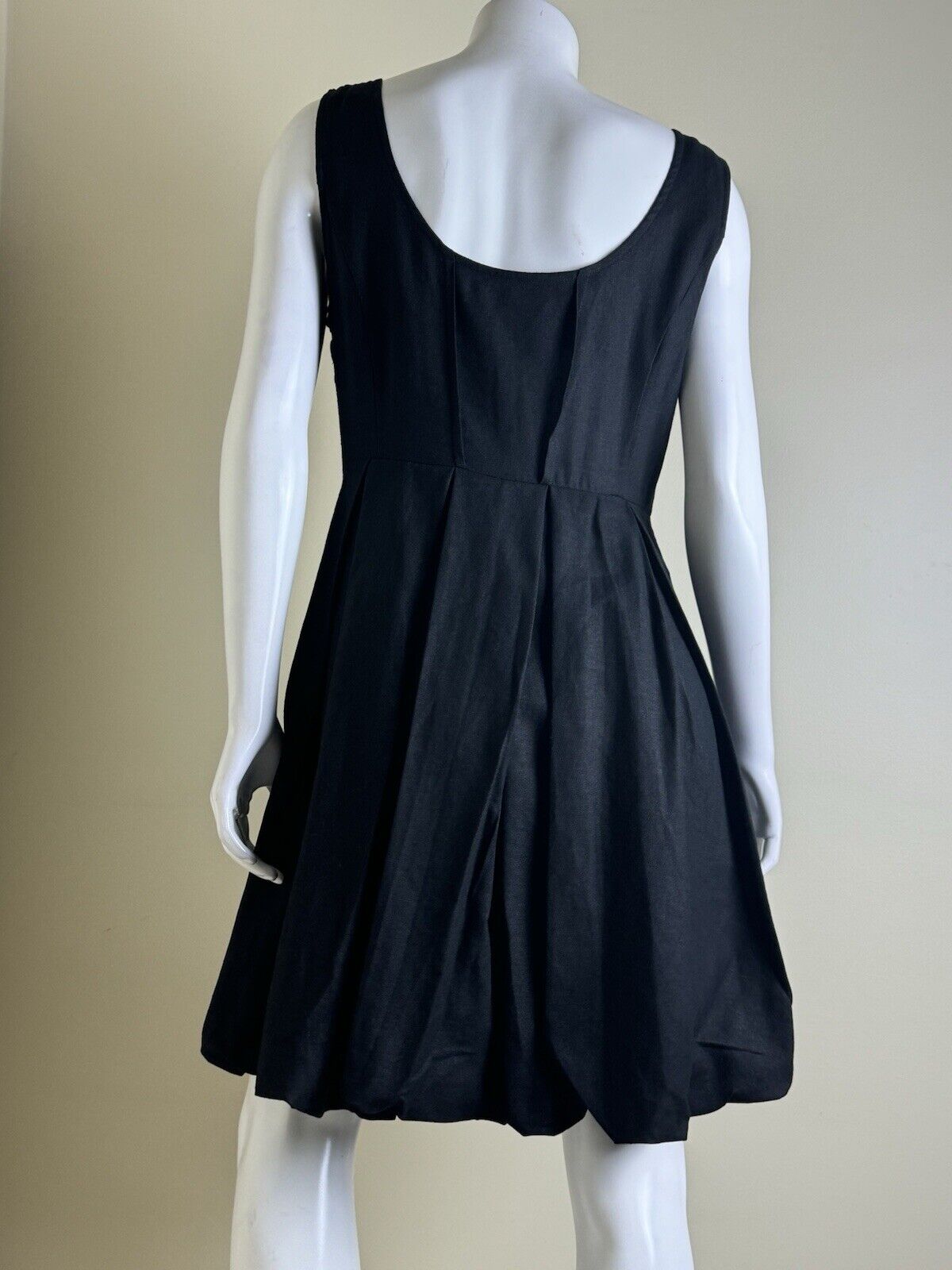 Cynthia Rowley Women’s Mini A Line Babydoll Dress Black Sz XL (B.85)