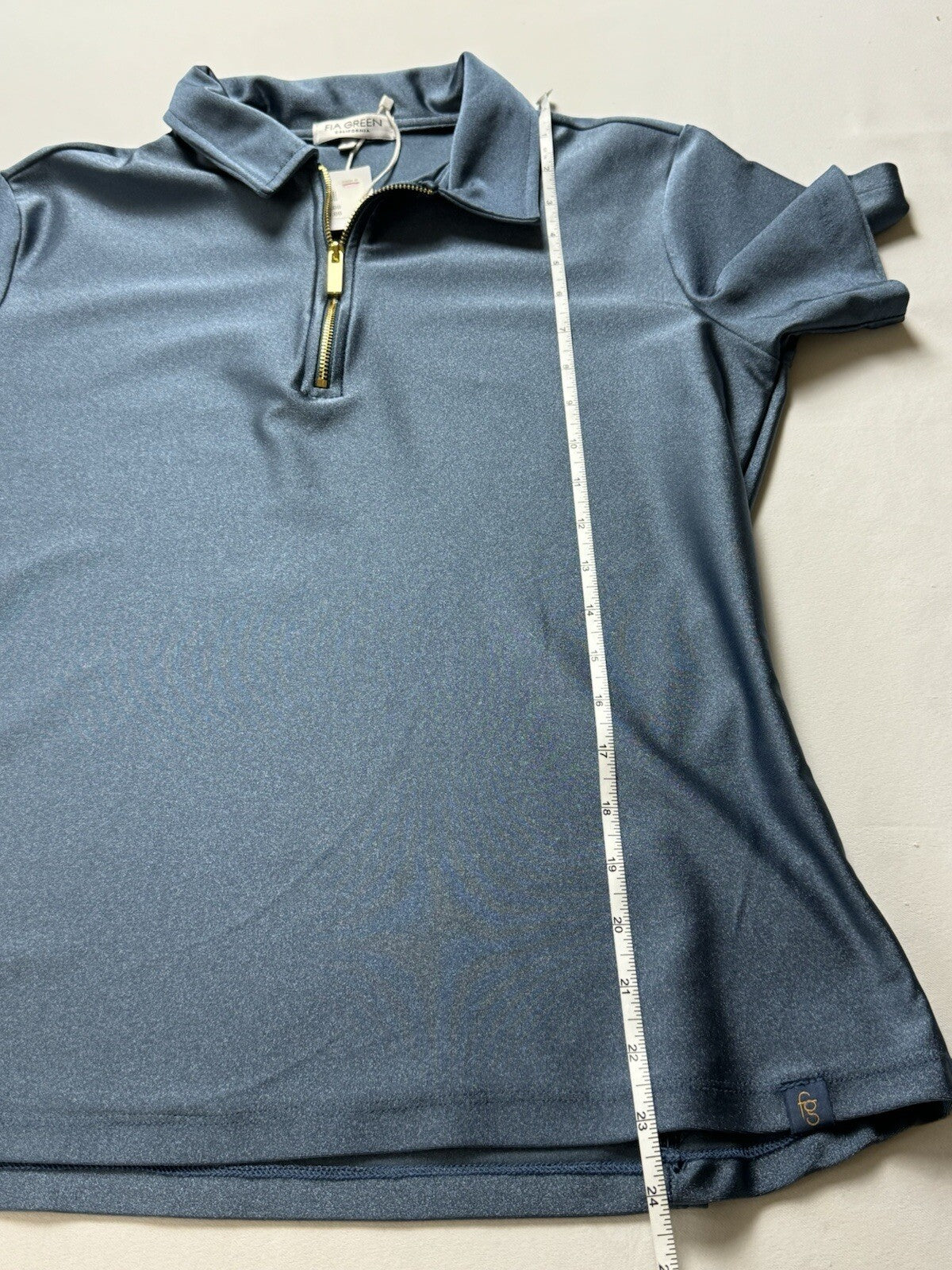 FIA Green California Women’s Top Sz S Golf Shirt. (B.95)